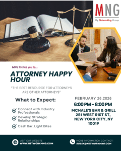 Attorney Happy Hour McHales' Bar & Grill 251 W. 51st St. NYC, NY